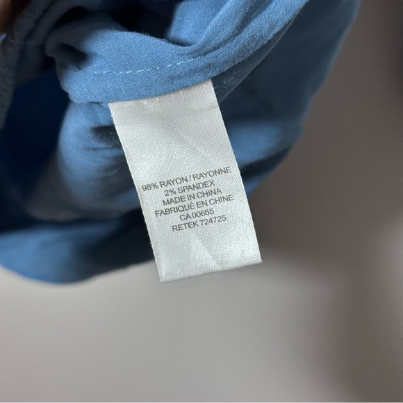 RW & Co Women Blue 3/4 Sleeve‎ button Shirt size XS - Picture 6 of 9